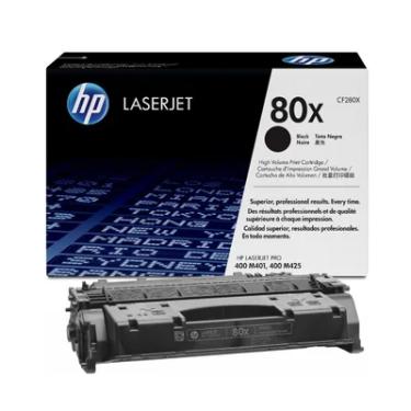 Imagem de Toner Original Hp 80x Preto Laserjet Cf280x M401dn M401dw M425dn M401dne M401n