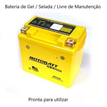 Imagem de Bateria de gel para moto Mtx5l 5 Ah Biz 125 Partida Elétrica Cg Bros X