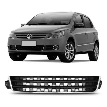 Imagem de Grade Parachoque Central Gol G5 2008/12 Com Friso Cromado