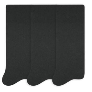 Imagem de Kit 3 Pares Meia Selene Social Poliamida Clássica, Preto, Preto, Preto