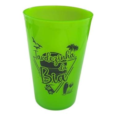 Imagem de Kit 50 Copos Ecológicos Personalizados 200ml – Reutilizáveis para Festas e Eventos (Verde Limão)