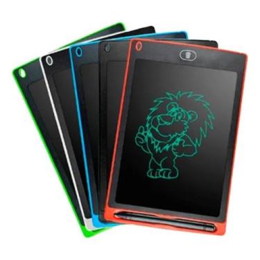 Imagem de Tablet Infantil LCD Lousa Mágica 8,5 Polegadas Brinquedo Educativo Desenho Estudo Apagar com Toque