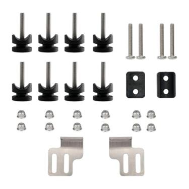 Imagem de Mqetly Kit de montagem de bolsa traseira para motocicleta Kit de montagem de bolsa traseira para motor Bucha Almofada Espaçadores Fivela