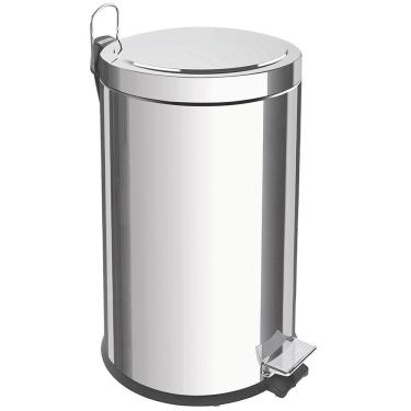 Imagem de Lixeira com Pedal Tramontina Brasil em Inox Polido e Balde Interno Removível 12 L 94538112