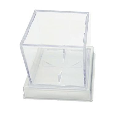 Imagem de MotiveTech Expositor de Caixa de Acrílico Transparente para Beisebol, Suporte para Bolas Colecionáveis, para Estojo de Armazenamento de Bolas de Tamanho Oficial, Suporte inferior transparente