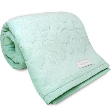 Imagem de Kit 4 Toalhas de Banho Aveludada Romance Dohler Macia Algodão Jacquard