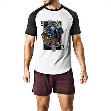 Imagem de Camiseta Raglan Darkseid e Thanos - Alearts, P