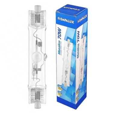 Imagem de Lâmpada Metálica Bilateral Palito 70W Rx7S 5000K B. Frio - EMPALUX, 22