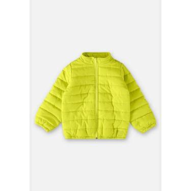 Imagem de Jaqueta Puffer Unissex Infantil Up Baby, Amarelo, 1