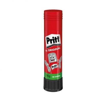 Imagem de Cola Bastão Pritt 10g Henkel Genuína Escolar Lavável Atóxica