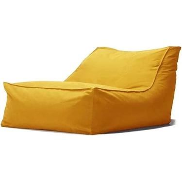 Imagem de Sxbcya Bea Bag Cadeiras Capa Para Adultos Ao Ar Livre Impermeável Oxford Chaise Louge Pufe Capa O Filler Garde Praia Acampamento Sofá-cama Puff Salo, Gray Blue, Empty cover