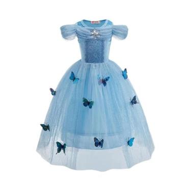 Imagem de Vestido de Festa Infantil de Princesa - Halloween: Rapunzel, Cinderela