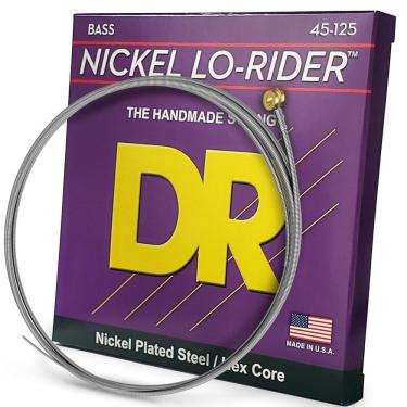 Imagem de Cordas de baixo DR Strings Nickel Lo-Rider 5 cordas 45-125