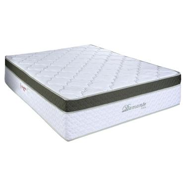 Imagem de Colchão King Molas Ensacadas Diamante Extra White (193x203x36) - Paropas