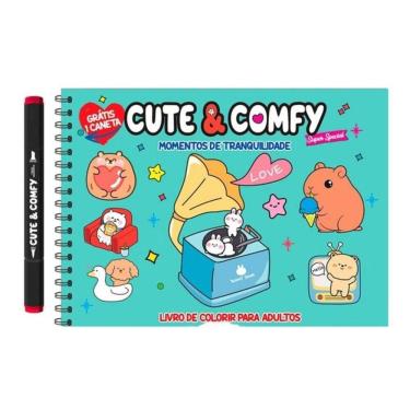 Imagem de Cute & Comfy Super Special - Livro De Colorir Adulto - Momentos De Tranquilidade
