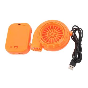 Imagem de Domary Mini fã de Soprador, Suprimentos de Festa Portátil de Cabeça USB, Roupas Infláveis ​​de Jogo, para Fantasia de Dinossauros, Cabeça de Mascote de Boneca, Halloween, Natal, Com