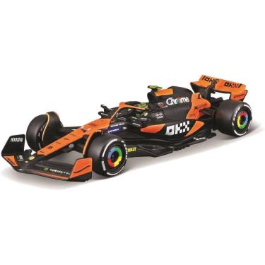 Imagem de Miniatura Bburago McLaren F1 MCL38 Miami Grand Prix 2024 Lando Norris 4 1/43 c/ Piloto