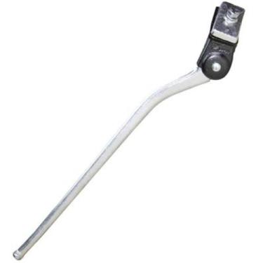 Imagem de Descanso Central Alumínio Bicicleta 310mm Preto/Polido - Glometal