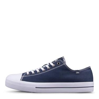 Imagem de Lugz Tênis masculino Stagger Lo Classic Fashion, Azul-marinho/branco, 39