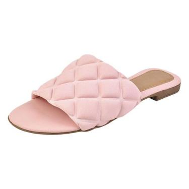 Imagem de Chinelo Feminino Confortavel Slide Neon Casual Verao Bordado -  Calce 