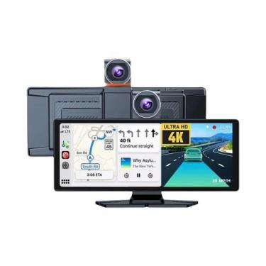 Imagem de Câmera Veicular 4K De 10,26 Polegadas Com CarPlay Sem Fio, Android Aut