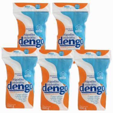 Imagem de KIT 5 ALGODAO EM ROLO 100G CAIXA DENGO HIGIENE CUIDADOS PESSOAIS ESTETICA SAUDE