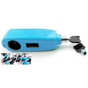 Imagem de Trava de Moto Manete Manopla Guidao Freio Cadeado Antifurto Acelerador