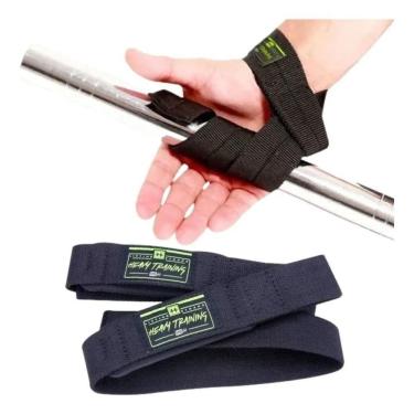 Imagem de 2X Strap Fita Tala Musculaçao 100% Algodão Lpo Lifting Acade