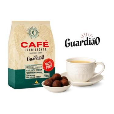 Imagem de café guardião conilon torrado e moido 500g
