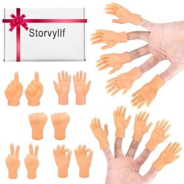 Imagem de Finger Puppets Storvyllf Tiny Hands Design realista x20