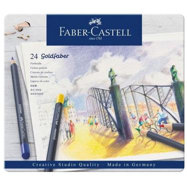 Imagem de Lápis de cor GoldFaber 24 cores Faber-Castell