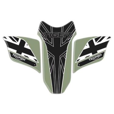 Imagem de Adesivo Protetor Kit Frontal Compatível Tiger Xcx 800 2020 - Protetor 