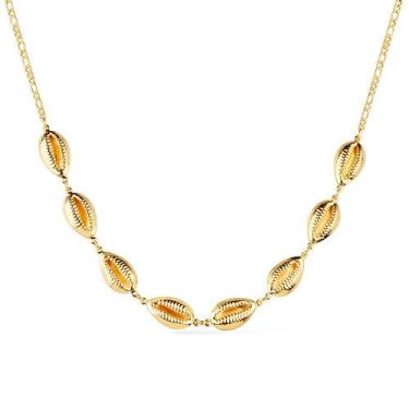 Imagem de Colar Dourado Búzios - D&P Lumière Joias, Unica, U