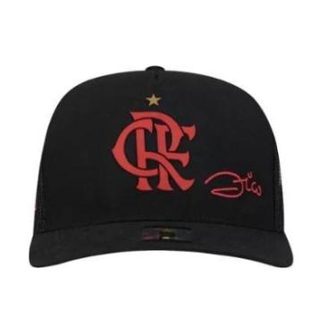 Imagem de Bone Supercap Flamengo Zico Silk 3D-Unissex