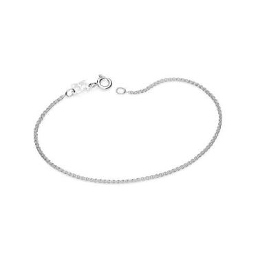 Imagem de Pulseira Elos Duplos Prata Maciça 925 Rommanel 850110, Prata