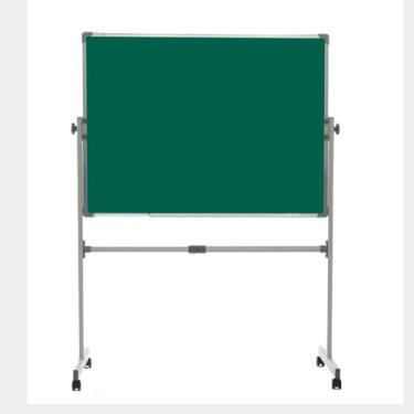 Imagem de CUTPOIY Quadro de ensino, quadro negro apagável a seco com suporte, quadro branco móvel de dois lados para escritório em casa, escola, 60 x 35 cm