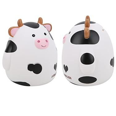 Imagem de ZJchao Cofrinho de Vaca, Cofrinho Personalizado para Crianças, Fofo de Vaca, Brinquedo, Decoração de Banco de Moedas para Crianças