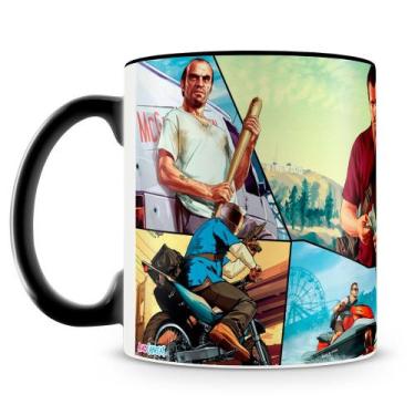 Imagem de Caneca Personalizada GTA 5 - Porcelana de Alto Brilho - Amo Canecas