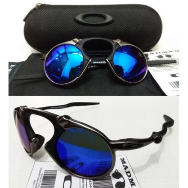 Imagem de Oculos de Sol Madman Grafite Black Lente Blue Magic com proteção Uv Uv