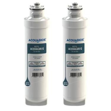 Imagem de Kit 2 Refis Acqualux Filtro G Para Electrolux Pa21G Pa26G - Acquabios