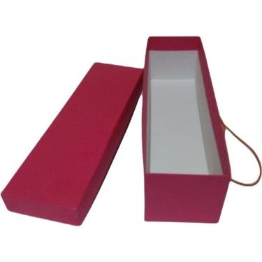 Imagem de Caixa Cartonada Pink Para 01 Garrafa 34 X 9 X 9