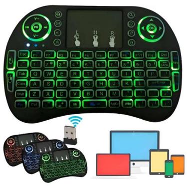Imagem de Teclado RGB Recarregável Para TV Box E PC - Rick Imports