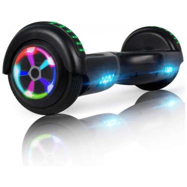 Imagem de Hoverboard LIEAGLE 6,5&quot; Preto com Bluetooth e Luzes LED para Crianças e Adultos