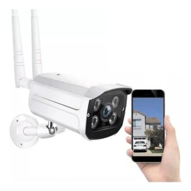 Imagem de Camera Ip Externa A Prova D Agua Wifi Visao Noturna Hd Ip65