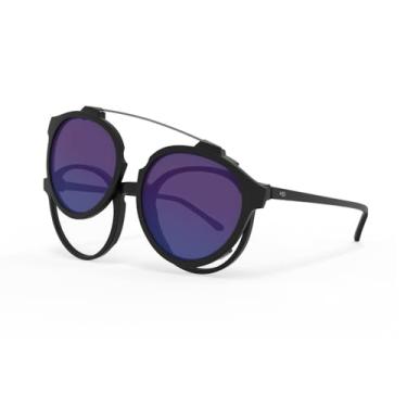 Imagem de Armação De Óculos Hb Clip On Switch 0492 10104920243033 Redondo Unissex