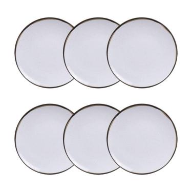 Imagem de Conjunto 6 Pratos Sobremesa 19cm Canyon Porcelana Tramontina