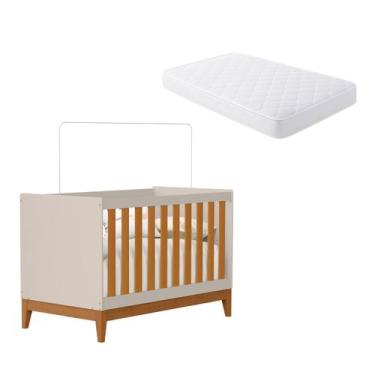 Imagem de Berço Americano Mini Cama Flip Com Colchão - Reller Móveis Infantis, A
