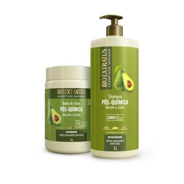 Imagem de Kit Bio Extratus Pós-Química (1L/Kg) Shampoo e Banho de Creme