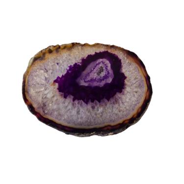 Imagem de Pedra Natural Chapa de Ágata Roxa Decoração