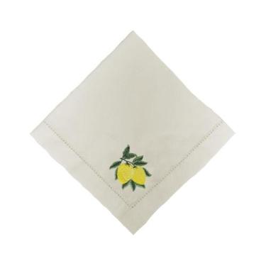 Imagem de Guardanapo Algodão Com Ajour Cru Limão - Decortextil